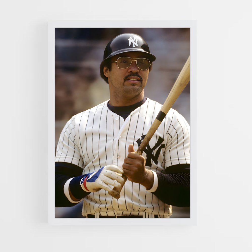 Poster Reggie jackson bat – affiche Baseball (vue 3)